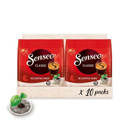 Senseo Classic Medium Roast Coffee Pods, Single Serve Pods Bulk Pack for Senseo