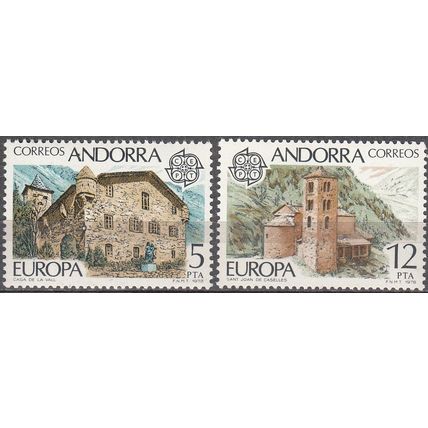 Andorra Español 1978 Michel 115 - 116 Neuf ** Cote (2008) 2.00 € Europa CEPT