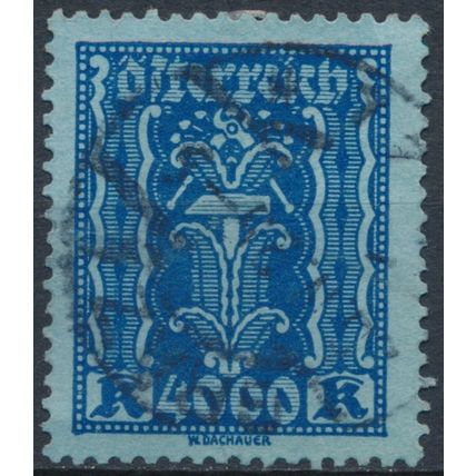Definitive: 4000k - Austria 1924 - FH - MiNr 397