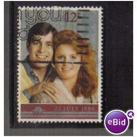 1986 GB ROYAL WEDDING F/U SG1333