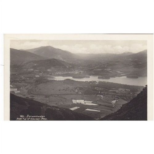 Derwentwater from the top of Causey Pike Cumbria Postcard (Cul 6478)