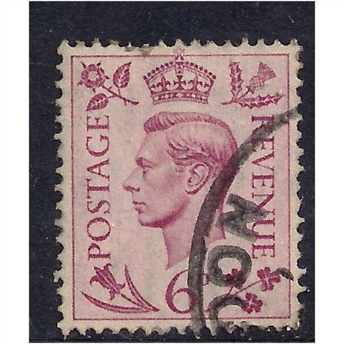 GB 1939 KGV1 6d Purple stamp SG 470.(D481 )