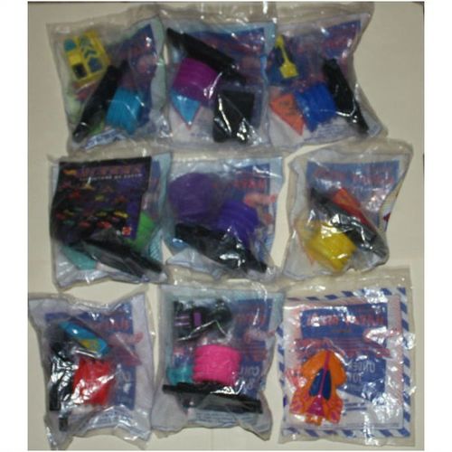 1992 McDonalds Hot Wheels Mini Streex Set of 8 with Under 3 Toy Mint in Package
