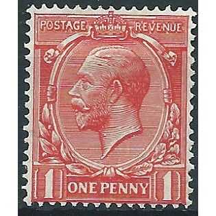 1924 SG419 1d Scarlet Wmk Block Cypher Mounted Mint ...