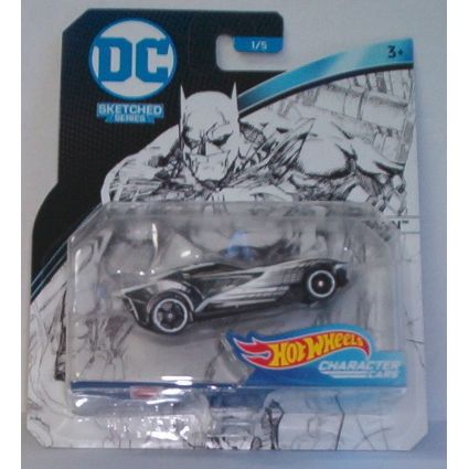 HOT WHEELS DC ' SKETCHED series ' BATMAN character car