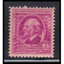 861 3c Ralph Emerson Fine Plus MNH KA2329