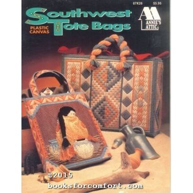 Southwest Tote Bags in Plastic Canvas 87K26