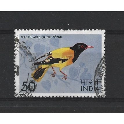 India.SG764 50p Asian black-headed Oriole.Fine Used.June23