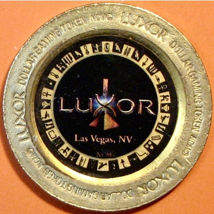 Luxor. $1 Casino Token. Las Vegas, NV. R66e.
