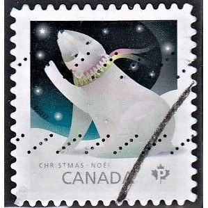 CANADA, 2017 'P' Christmas, SG 3326 (Scott #3047), used