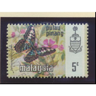 Malaysia: Penang Stamp Scott #76, Used