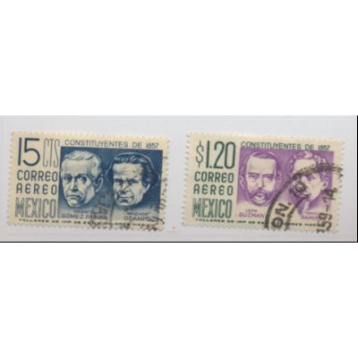 Mexico Stamps Scott #C236 To C237, Used