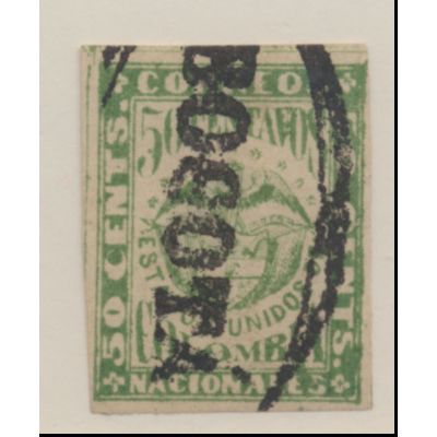 Colombia Stamp Scott #56, Used, Bogota Cancel