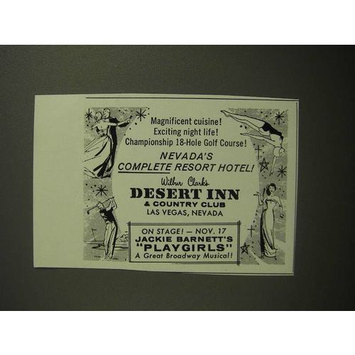 1959 Wilbur Clark's Desert Inn & Country Club Ad - Las Vegas, NV