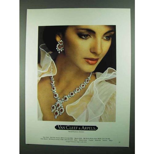 1981 Van Cleef & Arpels Jewelry Ad