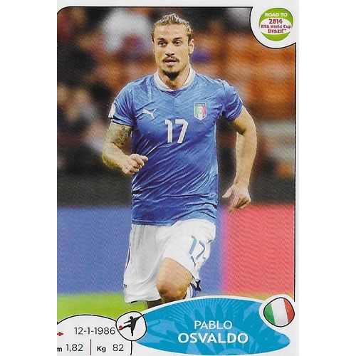 Panini's Road to FIFA World Cup Brazil 2014 Stickers: No.36 - Osvaldo