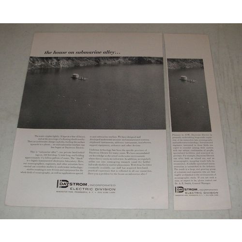 1963 Daystrom Incorporated Ad - The house on submarine alley