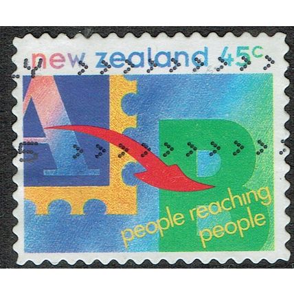 New Zealand 1994 People Reaching People 45c Multicoloured SG1819 GU