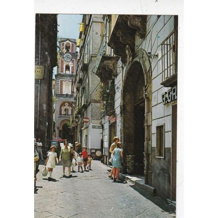 Sorrento Largo Sedil Dominova Italy Postcard unused VGC