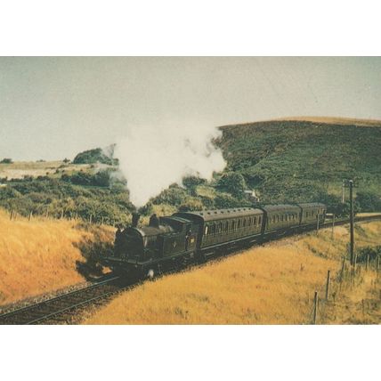 Southern Steam Trust No 4 Drummond M7 0 4 4T Number 30111 Train Postcard