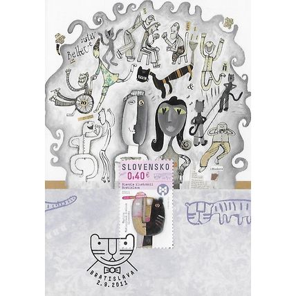 Mi 667 CM: Biennial Exhibition of Book Illustrations, Bratislava