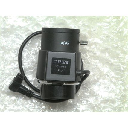 Generic CCTV lens 3.5-8mm f1.4 1/3in