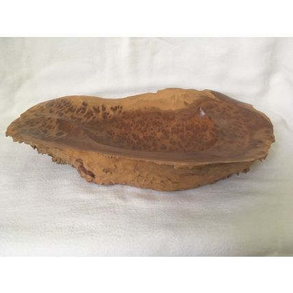 Rare Australian COOLIBAH COOLABAH BURL Large Handcrafted Bowl Dish 970 Grams