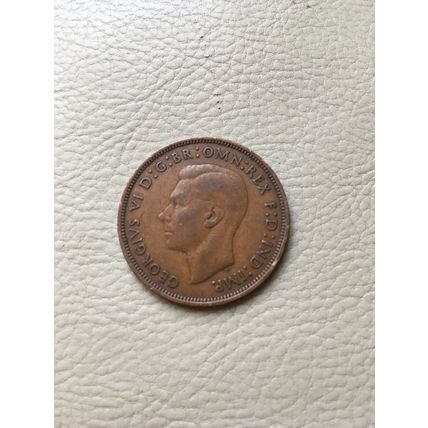 King George VI 1944 One Penny Coin Collectable Bronze Coin