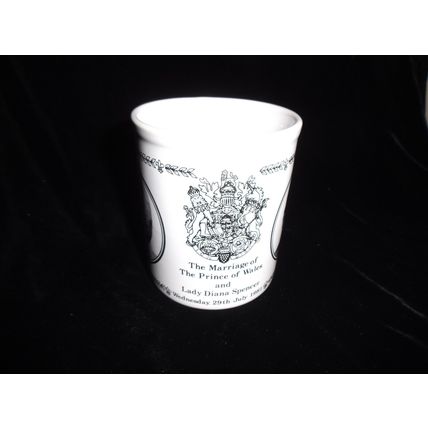 Prince Charles Lady Diana Wedding Mug 1981