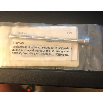 222.547 SYNTHES 5.0mm Cannulated Locking Screw 85mm