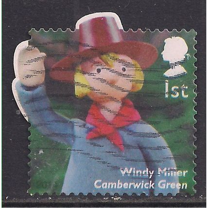 GB 2014 QE2 1st Classic Childrens TV ' Windy Miller ' SG 3555 ( AA252 )