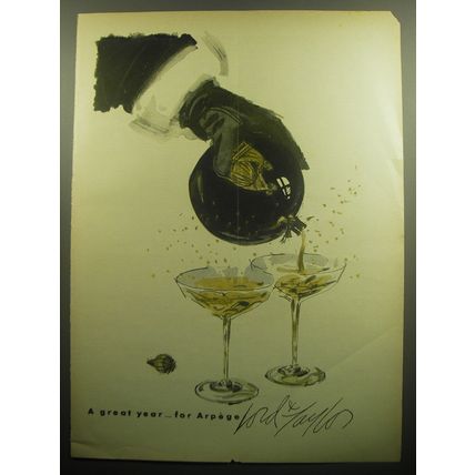 1958 Lord & Taylor Lanvin Arpege Perfume Ad - A great year
