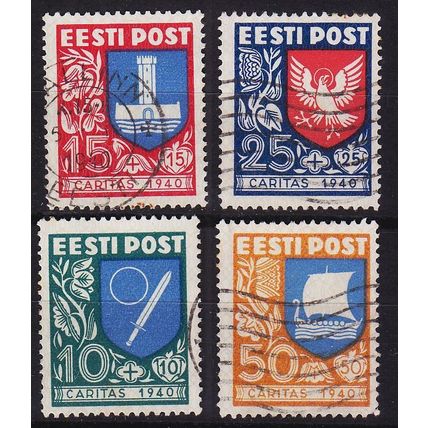 ESTLAND ESTONIA [1940] MiNr 0152-55 ( O/used ) Wappen