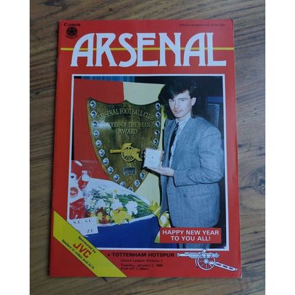 1984/85 Division 1 Programme & Ticket - Arsenal vs Tottenham / Spurs