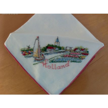 Vintage 1970's Holland Handkerchief