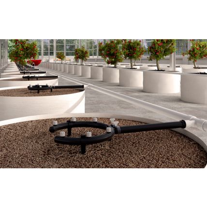 4 x The bucket Company Hydroponics Drip Irrigation 6 Bubbler Manifolds