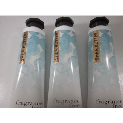 3 Bath & Body Works Moisturize Hand Cream 1 oz shea vit e Fragrance Free