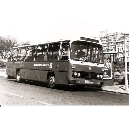 Black & White Photograph of Maidstone & District Motor Services Ltd. - GKK 156V
