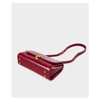 Women Fashion Genuine Leather Handbags Tote Bag Shoulder Bag Red