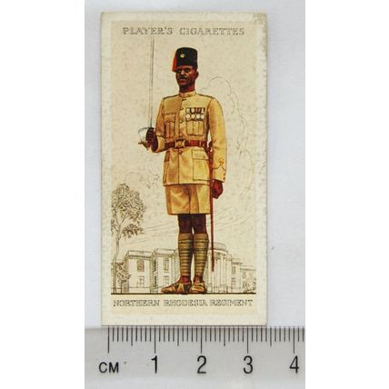 1938 Players Uniforms of the British Empire No. 46 Northern Rhoedesia Regiment