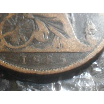 1885 Victoria penny.