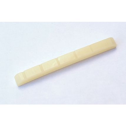 Cream Unbleached Bone 43mm Curved base Nut for Fender Stratocaster guitar