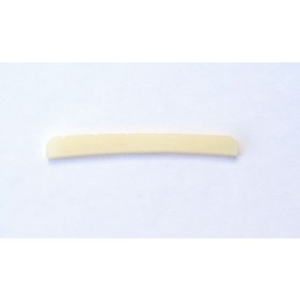 Cream Unbleached Bone 43mm Curved base Nut for Fender Stratocaster guitar