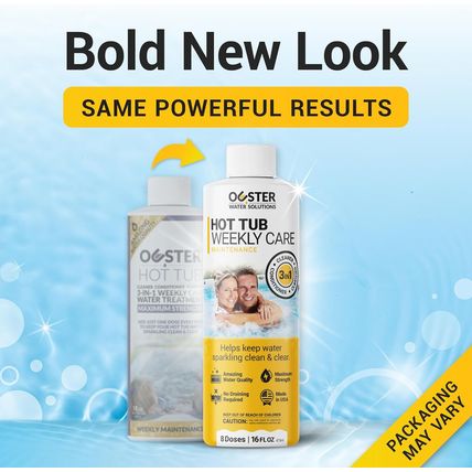 3In1 Weekly Hot Tub Cleaner, Conditioner, Clarifier - Hot Tub Chemicals for Stan