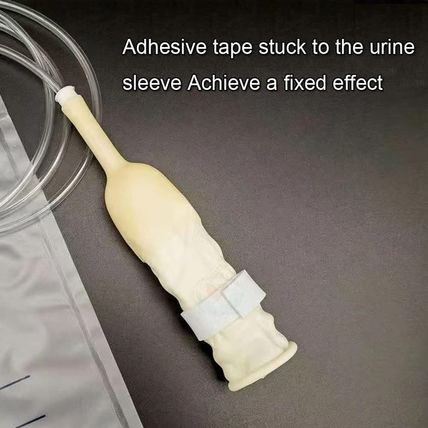 Condom Catheter External Self Sealing Set 10Pcs Male Condom Catheter 1Pcs 500Ml
