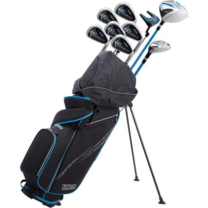 Izzo Golf EZ2 14 Piece Mens Right Hand Golf Club Set with Golf Bag - 14 Piece Co