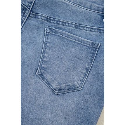 Ashleigh Blue Acid Wash Distressed Wide Leg High Waist Jeans
