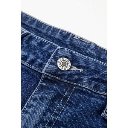 Sail Blue Wide Leg Pocketed High Waist Jeans