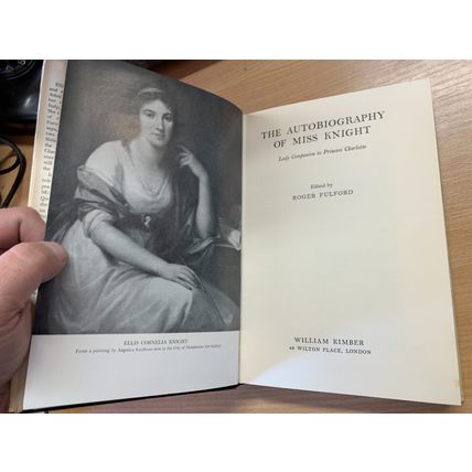 1960 1ST EDITION "THE AUTOBIOGRAPHY OF MISS KNIGHT" HARDBACK BOOK (P4)
