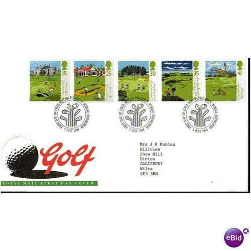 1994 'GOLF' F.D.C (BUREAU F.D.I CANCELLED) (EBID516)